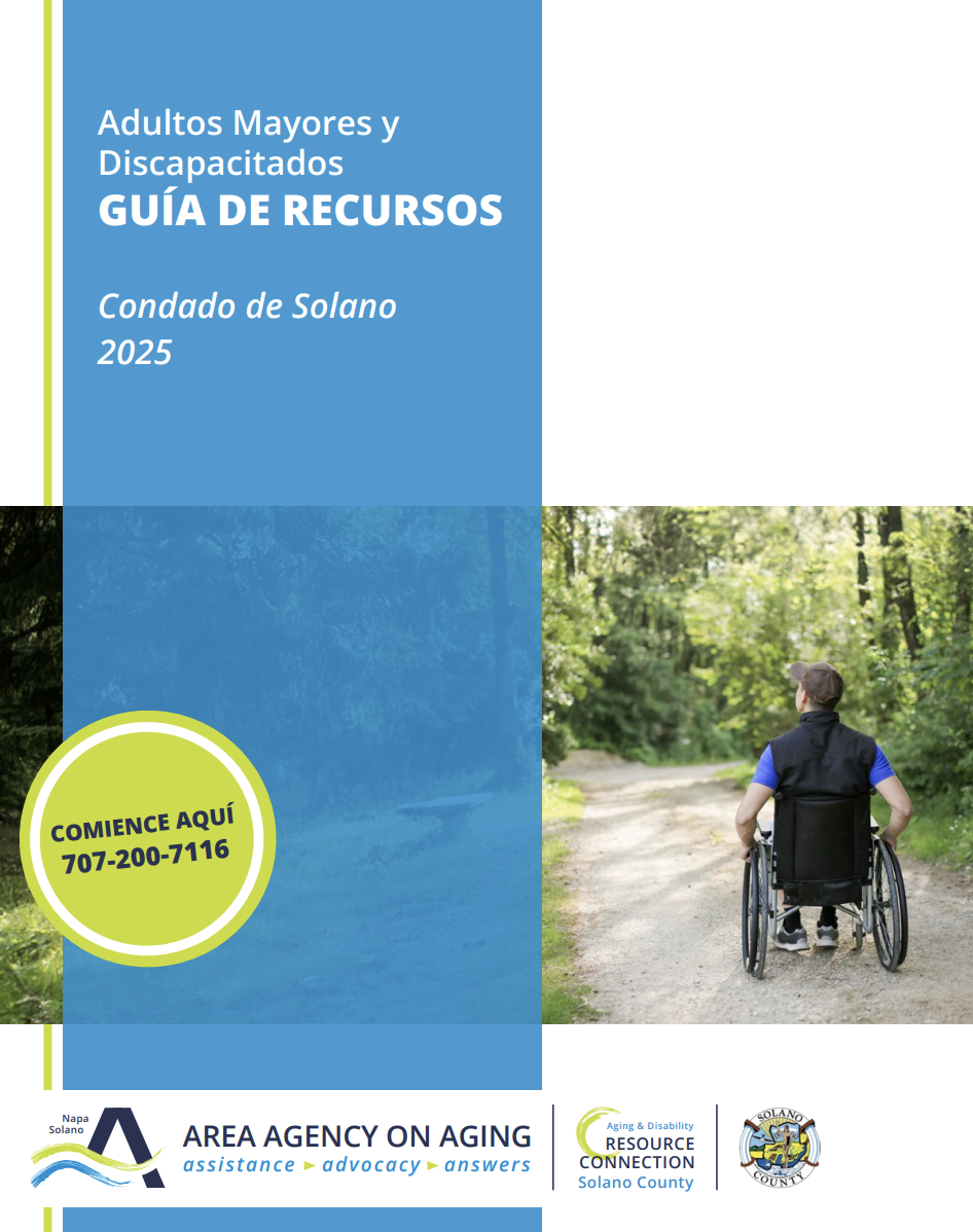 Adultos Mayores y Discapacitados Guia De Recursos Condado de Solano