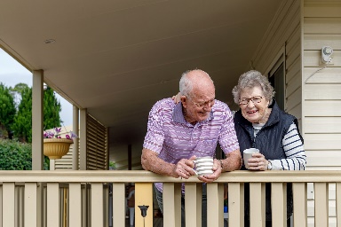 Coffee on Porch Image